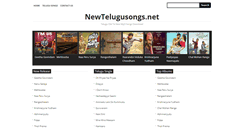 Desktop Screenshot of newtelugusongs.net