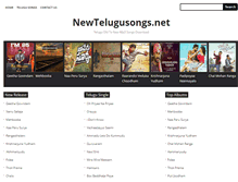 Tablet Screenshot of newtelugusongs.net